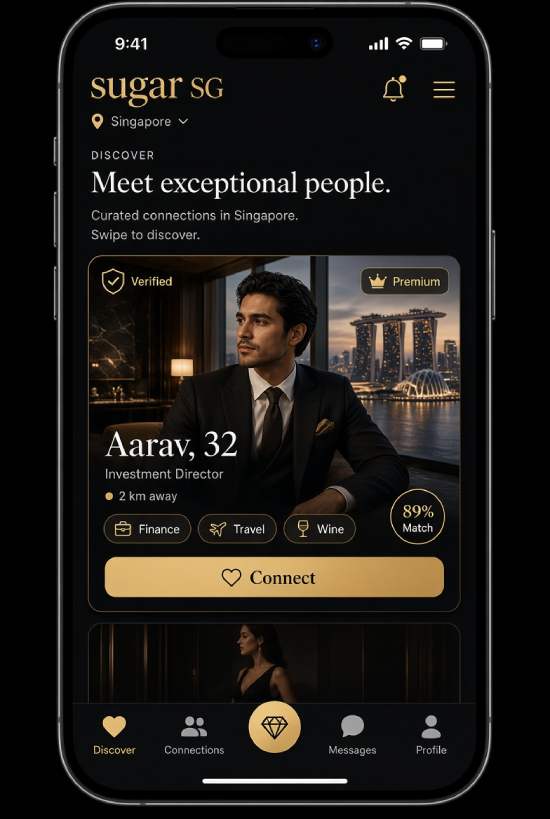 #1 sugar daddy app in Singapore